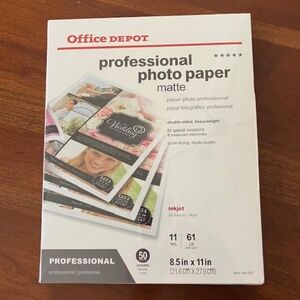 Office Depot Professional Photo Paper - matte